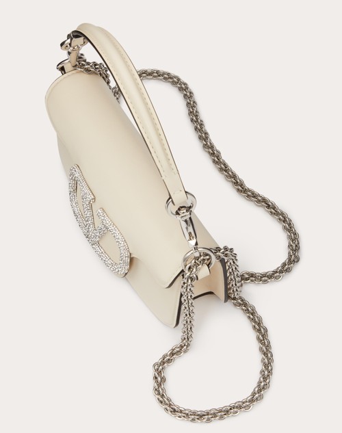 Red Valentino BORSA PICCOLA A SPALLA VALENTINO GARAVANI LOCÒ CON LOGO GIOIELLO Vendita Calda
