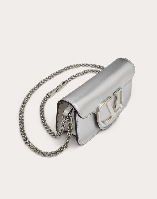 Red Valentino BORSA PICCOLA A SPALLA VALENTINO GARAVANI LOCÒ IN VITELLO METALLIZZATO Negozio