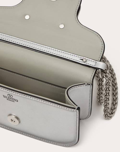 Red Valentino BORSA PICCOLA A SPALLA VALENTINO GARAVANI LOCÒ IN VITELLO METALLIZZATO Negozio