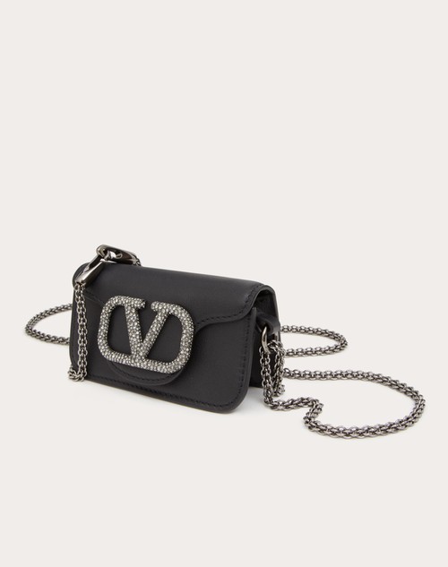 Red Valentino BORSA MICRO CON CATENA VALENTINO GARAVANI LOCÒ CON LOGO GIOIELLO Italia