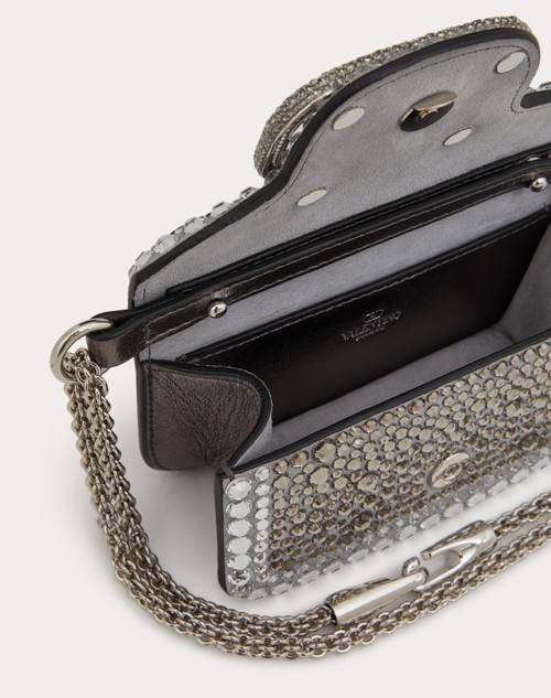 Red Valentino BORSA MICRO CON CATENA VALENTINO GARAVANI LOCÒ CON STRASS In Linea