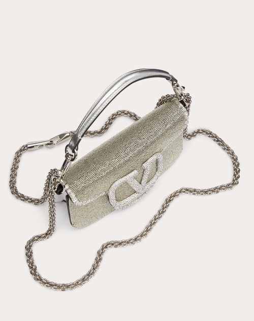 Red Valentino BORSA PICCOLA A SPALLA VALENTINO GARAVANI LOCÒ RICAMATA Pezzi Unici