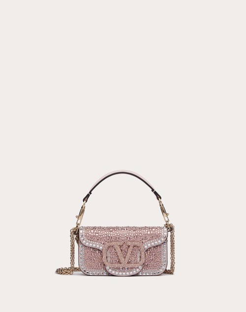 Red Valentino BORSA PICCOLA A SPALLA VALENTINO GARAVANI LOCÒ CON STRASS Soddisfazione Garantita