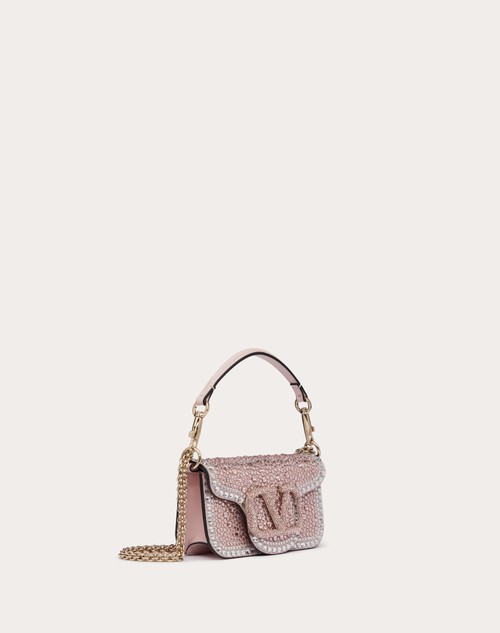 Red Valentino BORSA PICCOLA A SPALLA VALENTINO GARAVANI LOCÒ CON STRASS Soddisfazione Garantita