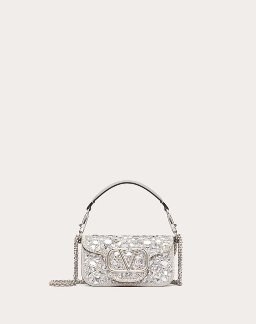 Red Valentino BORSA PICCOLA A SPALLA LOCÒ CON CRISTALLI Negozi Online
