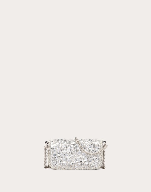 Red Valentino BORSA PICCOLA A SPALLA LOCÒ CON CRISTALLI Negozi Online