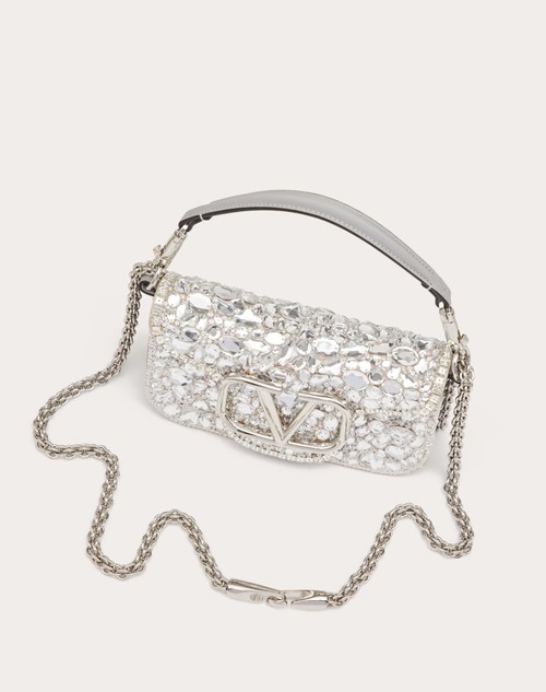 Red Valentino BORSA PICCOLA A SPALLA LOCÒ CON CRISTALLI Negozi Online