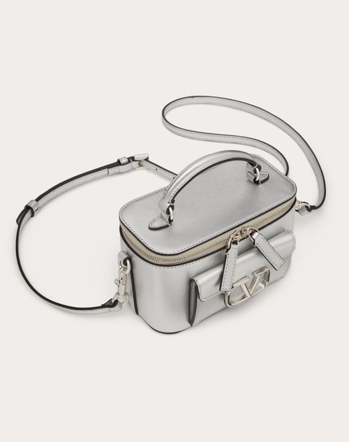 Red Valentino MINI BORSA A MANO LOCÒ IN VITELLO METALLIZZATO Acquista Ora