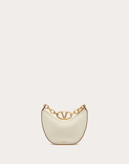 Red Valentino MINI HOBO VLOGO MOON BAG IN NAPPA CON CATENA Affare Del Giorno