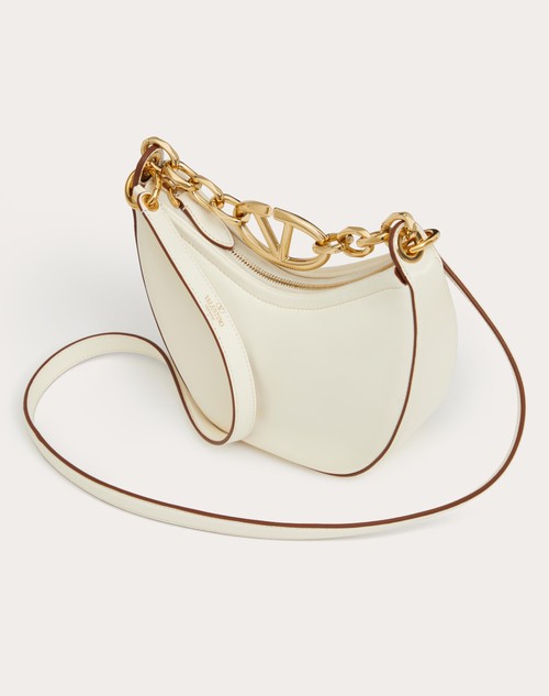 Red Valentino MINI HOBO VLOGO MOON BAG IN NAPPA CON CATENA Affare Del Giorno