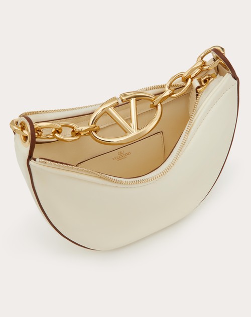 Red Valentino MINI HOBO VLOGO MOON BAG IN NAPPA CON CATENA Affare Del Giorno