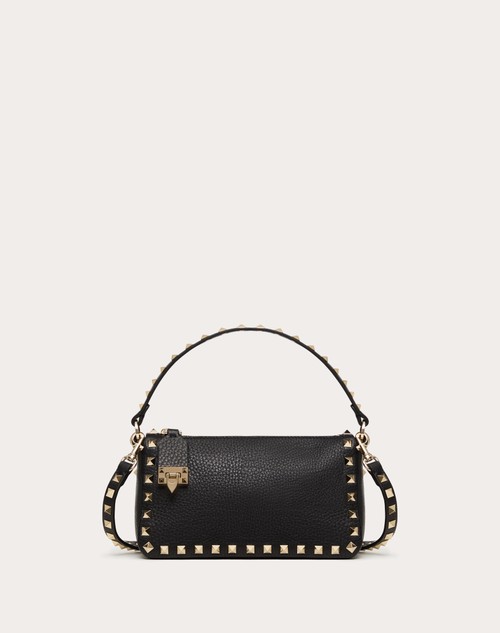 Red Valentino BORSA PICCOLA A TRACOLLA ROCKSTUD IN VITELLO GRANATO Convenienza