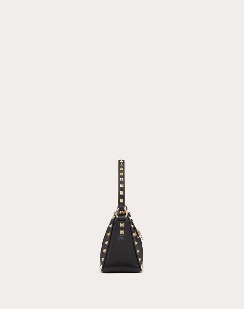 Red Valentino BORSA PICCOLA A TRACOLLA ROCKSTUD IN VITELLO GRANATO Sconto