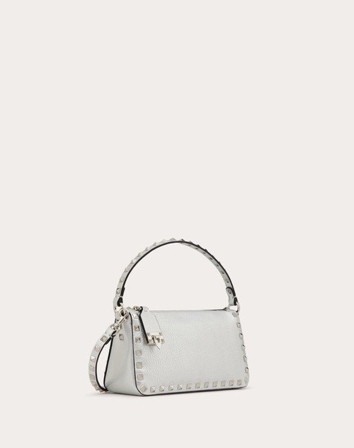 Red Valentino BORSA PICCOLA A TRACOLLA ROCKSTUD IN VITELLO GRANATO METALLIZZATO Offerta