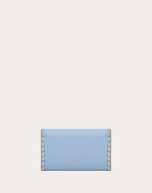 Red Valentino PORTAFOGLIO CON CATENA ROCKSTUD IN VITELLO GRANATO Economico