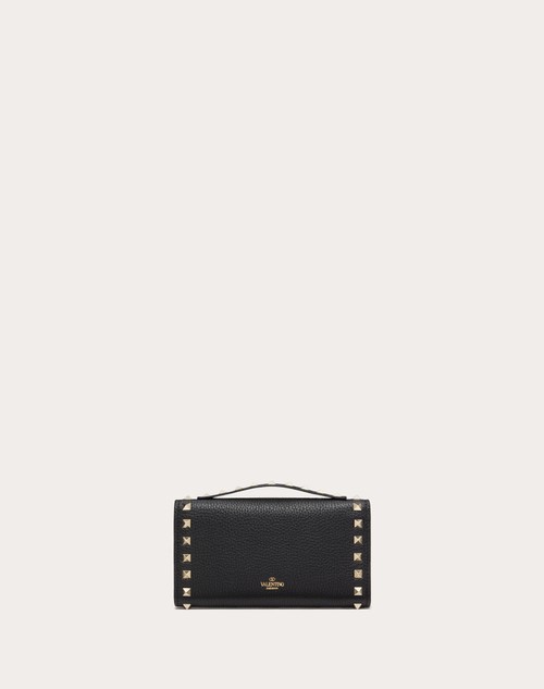 Red Valentino PORTAFOGLIO CON CATENA ROCKSTUD IN VITELLO GRANATO Online