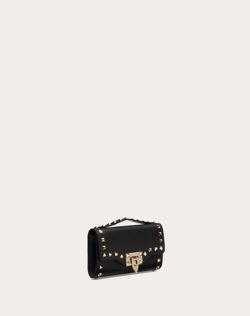 Red Valentino PORTAFOGLIO CON CATENA ROCKSTUD IN VITELLO GRANATO Outlet