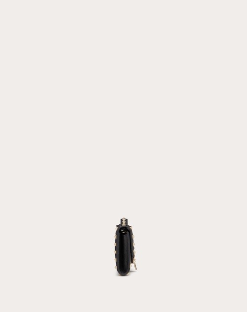 Red Valentino PORTAFOGLIO CON CATENA ROCKSTUD IN VITELLO GRANATO Outlet