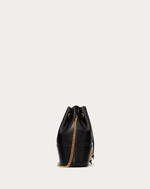 Red Valentino MINI SECCHIELLO CON CATENA VLOGO SIGNATURE IN NAPPA In Vendita