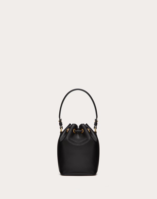 Red Valentino MINI BORSA A SECCHIELLO VLOGO SIGNATURE IN NAPPA Vendita Calda