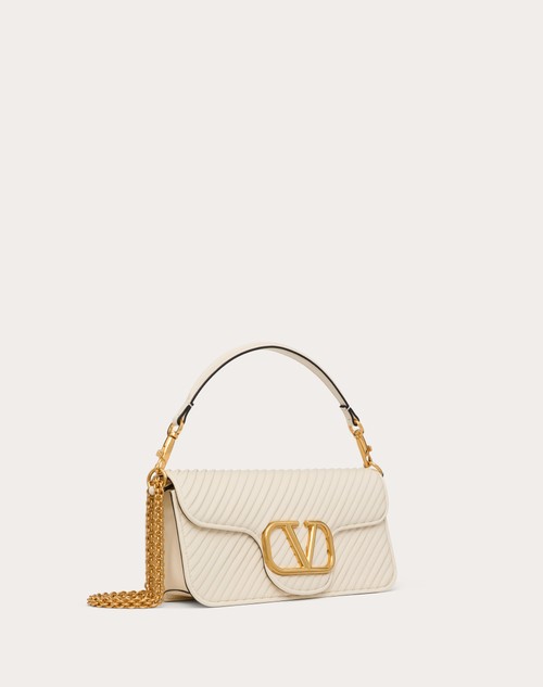 Red Valentino BORSA A SPALLA VALENTINO GARAVANI LOCÒ IN NAPPA PLISSETTATA Promozione Limitata