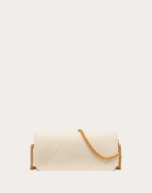 Red Valentino BORSA A SPALLA VALENTINO GARAVANI LOCÒ IN NAPPA PLISSETTATA Promozione Limitata