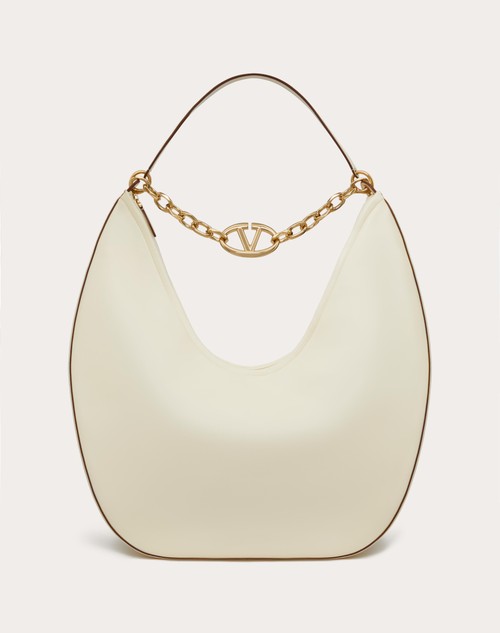 Red Valentino MAXI HOBO VLOGO MOON BAG IN NAPPA CON CATENA Negozio