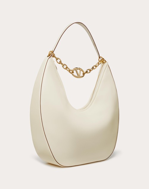 Red Valentino MAXI HOBO VLOGO MOON BAG IN NAPPA CON CATENA Negozio