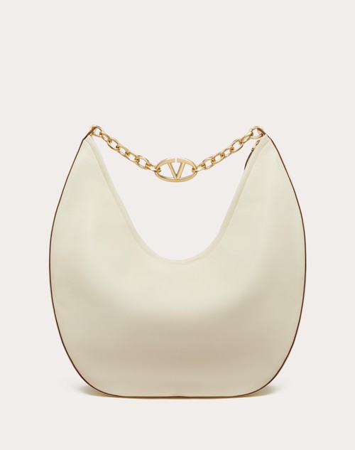 Red Valentino MAXI HOBO VLOGO MOON BAG IN NAPPA CON CATENA Negozio