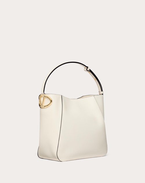 Red Valentino BORSA A SECCHIELLO VLOGO SIDE IN VITELLO NAPPATO Nuova
