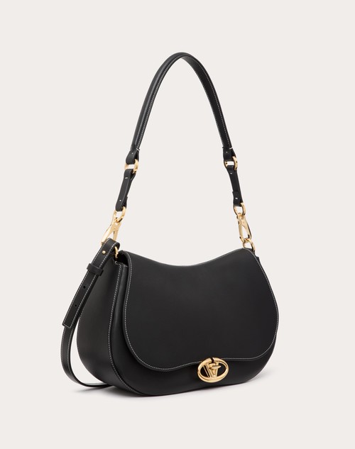 Red Valentino BORSA A SPALLA MEDIA VALENTINO GARAVANI OHVAL IN VITELLO NAPPATO In Linea