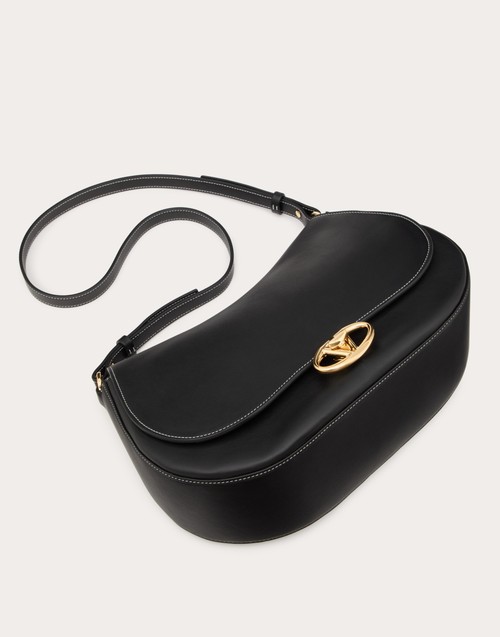 Red Valentino BORSA A SPALLA MEDIA VALENTINO GARAVANI OHVAL IN VITELLO NAPPATO In Linea