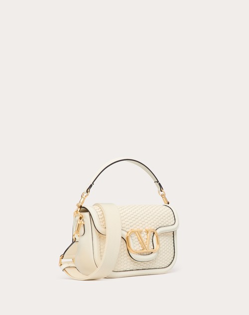 Red Valentino BORSA A SPALLA VALENTINO GARAVANI ALLTIME IN PELLE INTRECCIATA Spedizione Gratuita