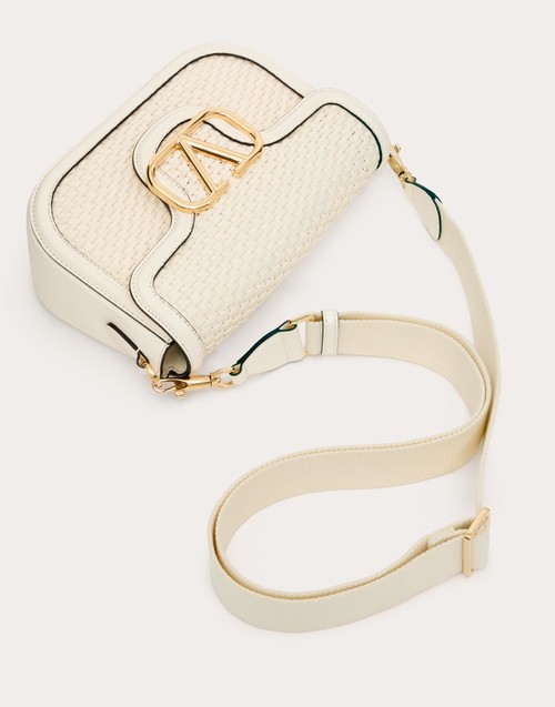 Red Valentino BORSA A SPALLA VALENTINO GARAVANI ALLTIME IN PELLE INTRECCIATA Spedizione Gratuita