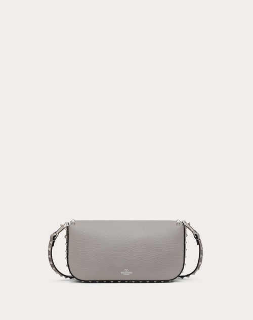 Red Valentino BORSA A TRACOLLA VALENTINO GARAVANI ROCKSTUD IN VITELLO GRANATO Negozi Online