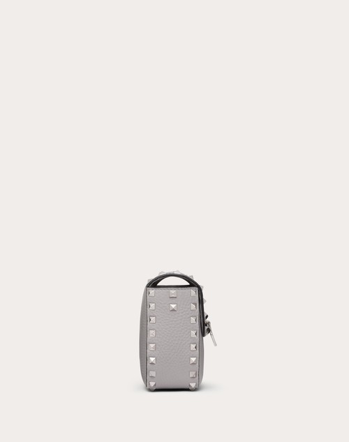 Red Valentino BORSA A TRACOLLA VALENTINO GARAVANI ROCKSTUD IN VITELLO GRANATO Negozi Online