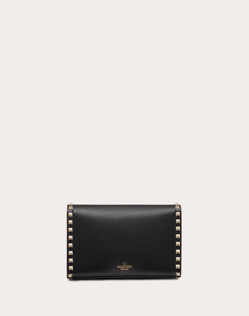 Red Valentino BORSA PICCOLA A TRACOLLA ROCKSTUD IN VITELLO GRANATO Acquista Ora