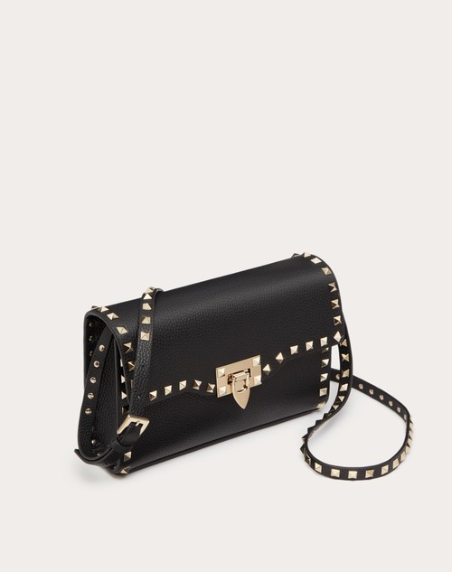 Red Valentino BORSA PICCOLA A TRACOLLA ROCKSTUD IN VITELLO GRANATO Acquista Ora
