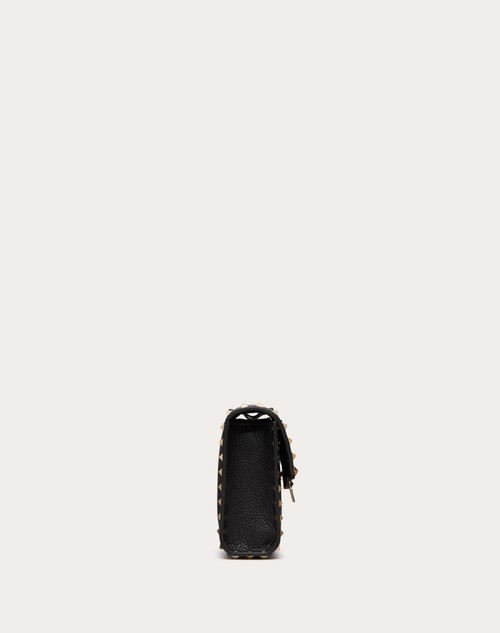 Red Valentino BORSA PICCOLA A TRACOLLA ROCKSTUD IN VITELLO GRANATO Affare Del Giorno