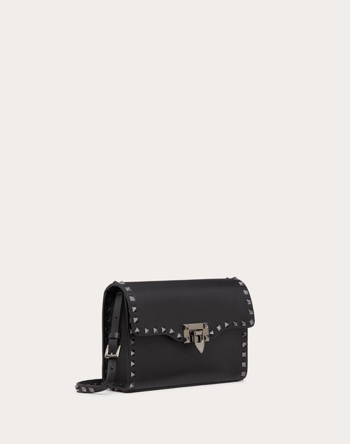 Red Valentino BORSA PICCOLA A TRACOLLA ROCKSTUD IN VITELLO GRANATO Latest stili