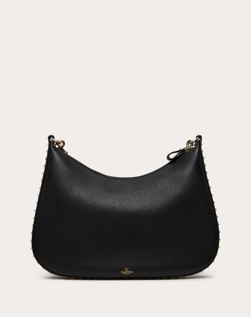 Red Valentino HOBO VALENTINO GARAVANI ROCKSTUD IN VITELLO GRANATO Economico