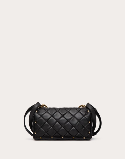 Red Valentino BORSA VALENTINO GARAVANI ROCKSTUD SPIKE IN NAPPA PATCHWORK Vendita Economica