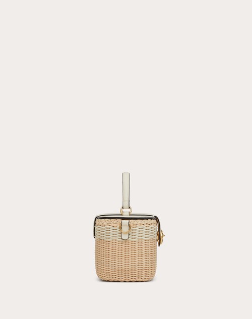 Red Valentino BORSA VANITY VLOGO SIGNATURE IN MIDOLLINO Vendita
