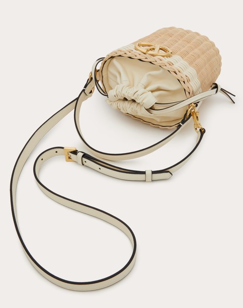 Red Valentino BORSA A SECCHIELLO VLOGO SIGNATURE IN MIDOLLINO Promozione