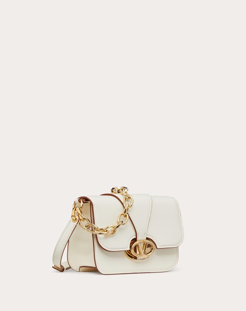 Red Valentino BORSA PICCOLA A SPALLA VLOGO O'CLOCK IN NAPPA CON CATENA Consegna Veloce
