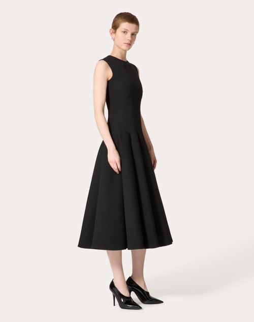 Red Valentino ABITO MIDI IN LUXURY CREPE Prezzo Ridotto