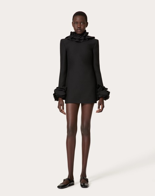 Red Valentino ABITO CORTO IN CREPE COUTURE RICAMATO Affare Del Giorno