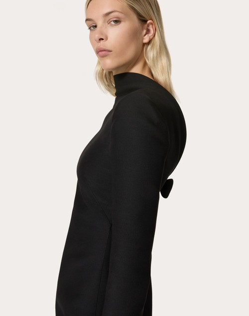 Red Valentino ABITO CORTO IN CREPE COUTURE Offerta