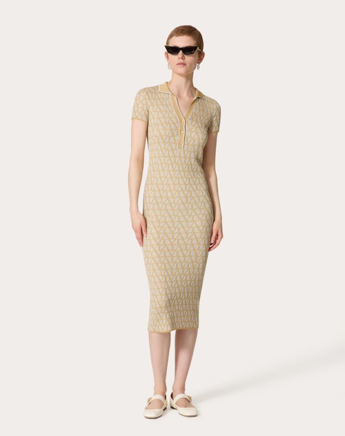 Red Valentino ABITO IN LUREX E JACQUARD TOILE ICONOGRAPHE In Saldo