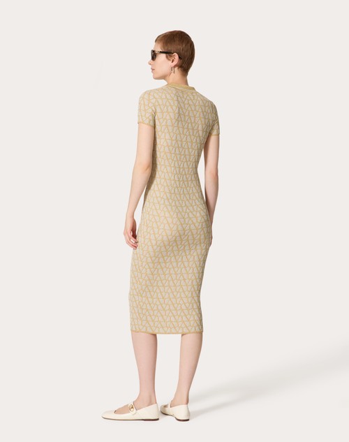 Red Valentino ABITO IN LUREX E JACQUARD TOILE ICONOGRAPHE In Saldo